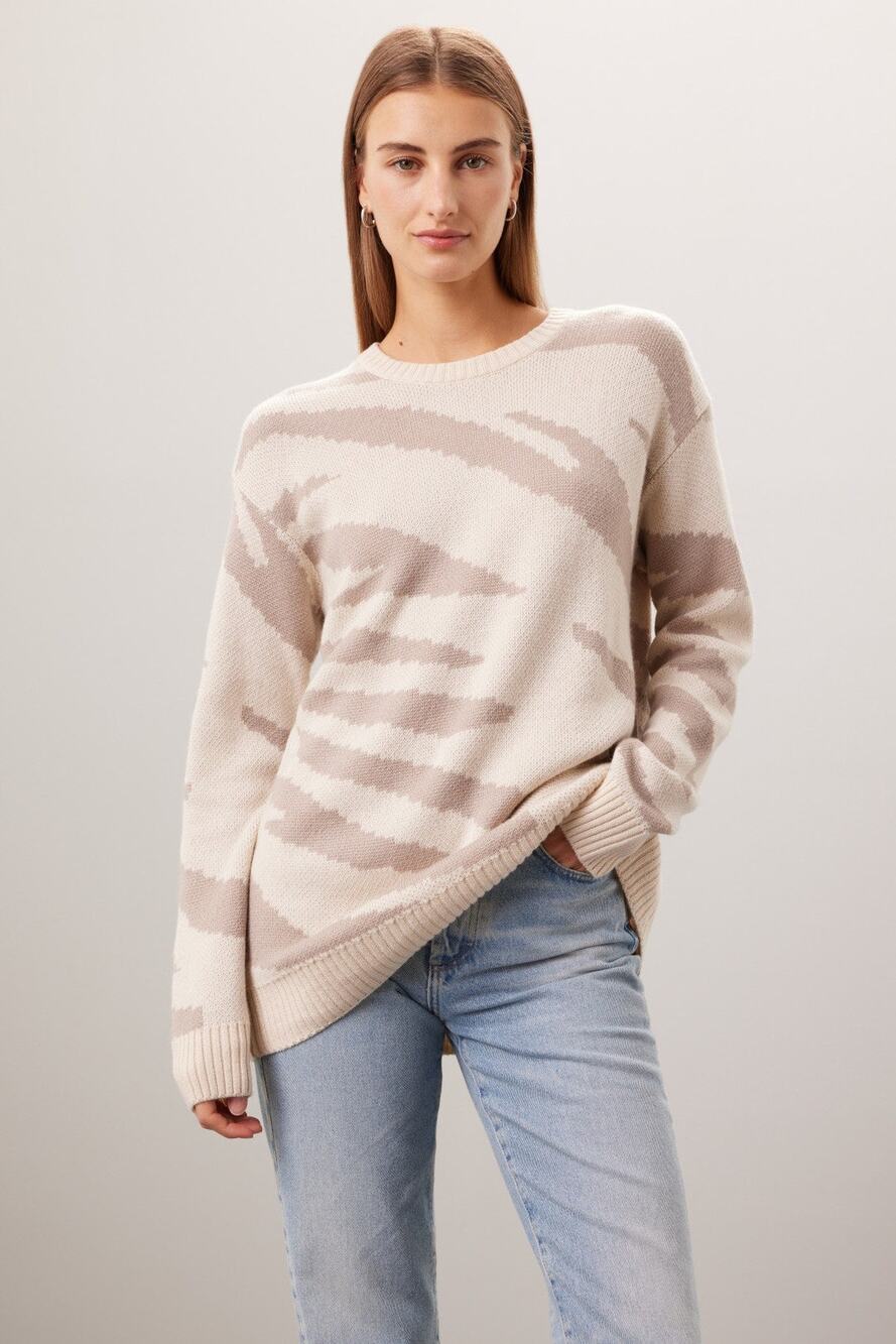 Splendid Lana - Zebra Sweater - Size Small